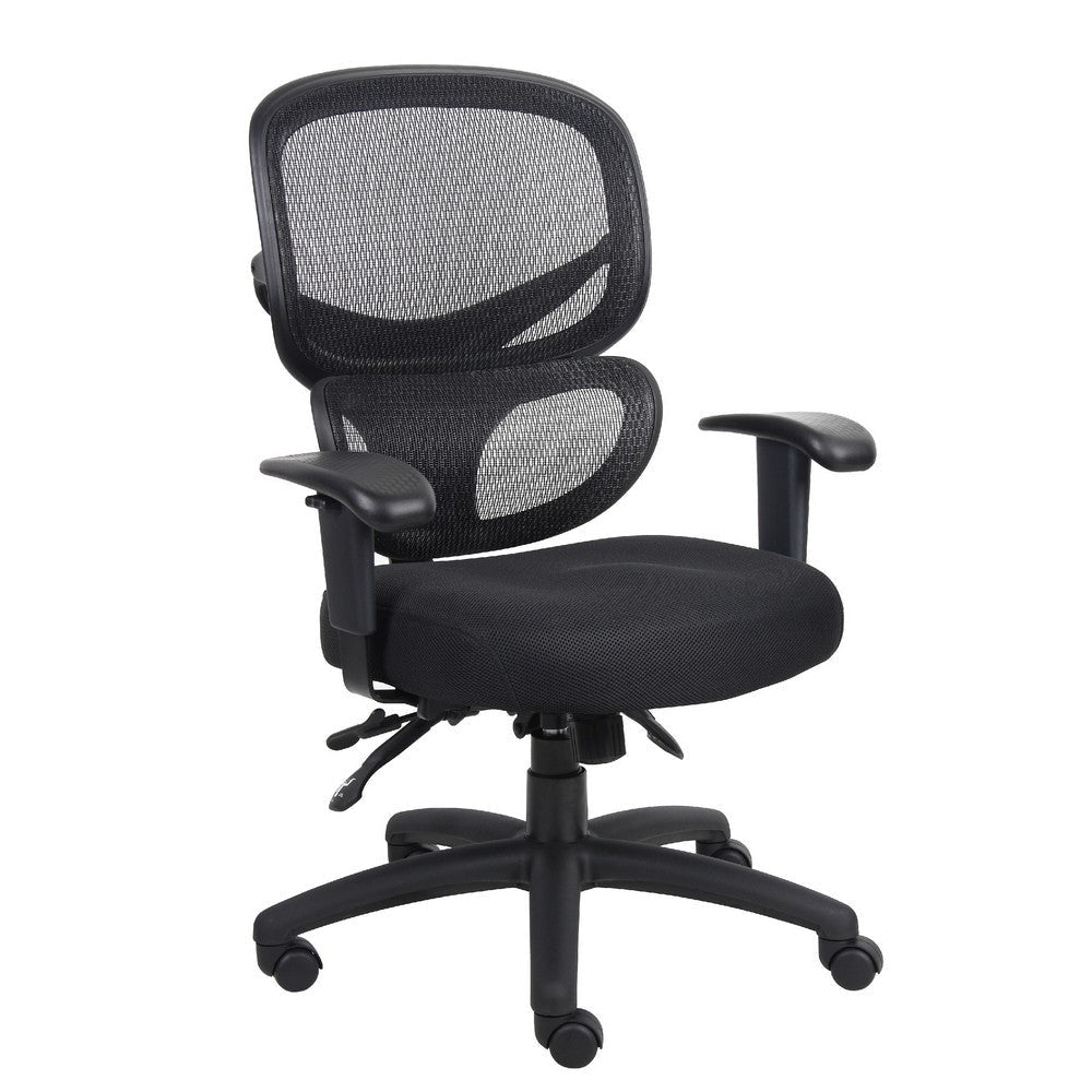 Samy Multi-Function Task Chair | Black Mesh SereneSoft | Ratchet Back BM344435