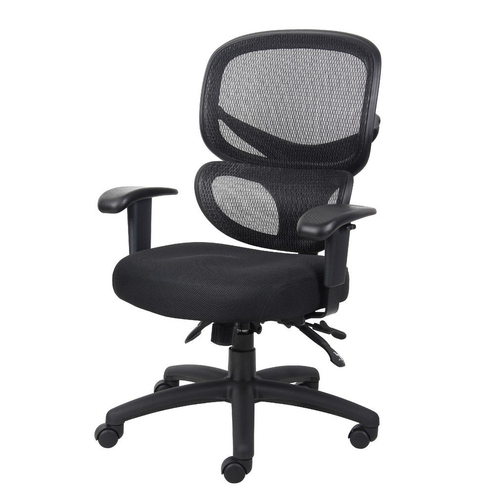 Samy Multi-Function Task Chair | Black Mesh SereneSoft | Ratchet Back BM344435