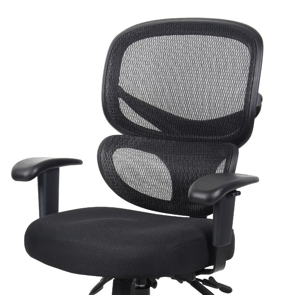 Samy Multi-Function Task Chair | Black Mesh SereneSoft | Ratchet Back BM344435