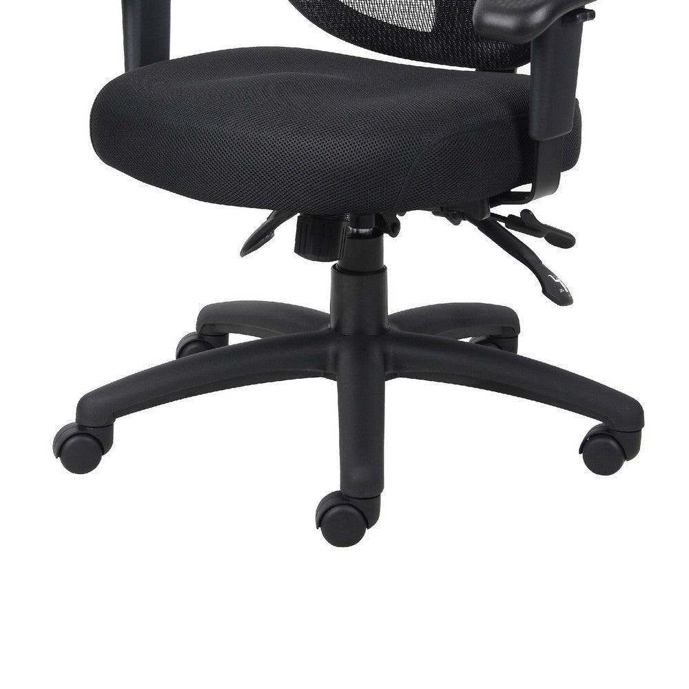 Samy Multi-Function Task Chair | Black Mesh SereneSoft | Ratchet Back BM344435