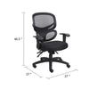Samy Multi-Function Task Chair | Black Mesh SereneSoft | Ratchet Back BM344435