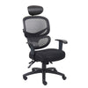 Samy Multi-Function Task Chair | Headrest | Black Mesh | SereneSoft Padding BM344436