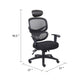 Samy Multi-Function Task Chair | Headrest | Black Mesh | SereneSoft Padding BM344436