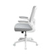 Rolling Task Chair | Gray Mesh | White Flip Up Arms | Upright Locking BM344437
