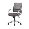 Toi Rolling Task Chair | Charcoal Gray Mesh | Pewter | Adjustable BM344440