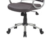 Toi Rolling Task Chair | Charcoal Gray Mesh | Pewter | Adjustable BM344440