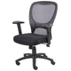 Lene Everyday Task Chair | Black CaressoftPlus Vinyl | Adjustable Arms BM344443