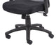 Lene Everyday Task Chair | Black CaressoftPlus Vinyl | Adjustable Arms BM344443