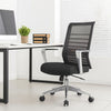 Zara Rolling Task Chair | Black Mesh | Aluminum Synchro-Tilt Mechanism BM344444