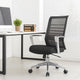 Zara Rolling Task Chair | Black Mesh | Aluminum Synchro-Tilt Mechanism BM344444