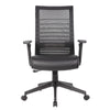 Zara Rolling Task Chair | Black Mesh & Antimicrobial Vinyl | Synchro-Tilt BM344445
