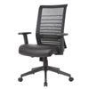 Zara Rolling Task Chair | Black Mesh & Antimicrobial Vinyl | Synchro-Tilt BM344445