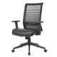 Zara Rolling Task Chair | Black Mesh & Antimicrobial Vinyl | Synchro-Tilt BM344445