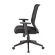 Zara Rolling Task Chair | Black Mesh | Adjustable Arms & Tilt Tension BM344446