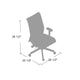 Zara Rolling Task Chair | Black Mesh | Adjustable Arms & Tilt Tension BM344446