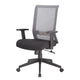 Zara Rolling Task Chair | Grey Black Mesh | Synchro-Tilt & Gas Lift BM344447