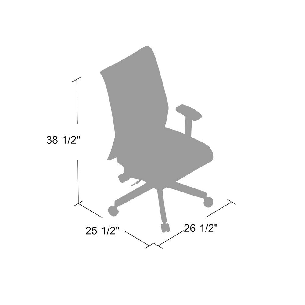 Zara Rolling Task Chair | Grey Black Mesh | Synchro-Tilt & Gas Lift BM344447