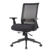 Rolling Task Chair | Black Mesh | Foam Padded Built-in Seat Slider BM344448