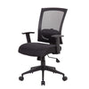 Rolling Task Chair | Black Mesh Back | Nylon Base | Height Adjustable BM344450