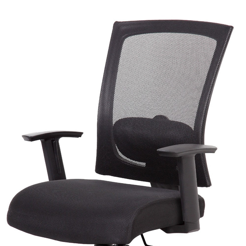 Rolling Task Chair | Black Mesh Back | Nylon Base | Height Adjustable BM344450