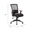 Rolling Task Chair | Black Mesh Back | Nylon Base | Height Adjustable BM344450