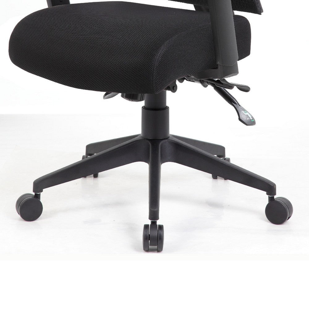 Oyo Rolling Task Chair | Black Mesh Back | 3 Paddle Adjustments BM344451