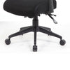 Oyo Rolling Task Chair w Seat Slider & Lift | Black Mesh Back BM344452