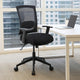 Oyo Rolling Task Chair w Seat Slider & Lift | Black Mesh Back BM344452