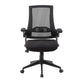 Rolling Task Chair w Flip Arms | Black Mesh | Spring Tilt Mechanism BM344455