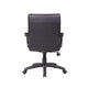 Rolling Executive Armchair | Black Faux Leather | Lumbar Support | Swivel BM344456