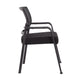 Akon Guest Armchair | Black Mesh | Steel Frame | Fixed Arm Design BM344457