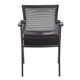 Akon Guest Armchair | Black Mesh | Steel Frame | Fixed Arm Design BM344457