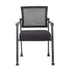 Akon Guest Armchair | Black Mesh | Steel Frame | Smooth-Roll Casters BM344458