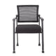 Akon Guest Armchair | Black Mesh | Steel Frame | Smooth-Roll Casters BM344458