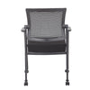 Akon Guest Armchair | Black Mesh | Steel Frame | Smooth-Roll Casters BM344458