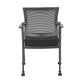 Akon Guest Armchair | Black Mesh | Steel Frame | Smooth-Roll Casters BM344458