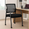 Akon Guest Armchair | Black Mesh | Steel Frame | Smooth-Roll Casters BM344458