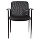 Vayu Guest Armchair | Black Mesh | Steel Frame | Stackable up to Four BM344460