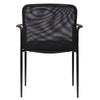 Vayu Guest Armchair | Black Mesh | Steel Frame | Stackable up to Four BM344460