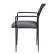 Vayu Stackable Guest Armchair | Gray Mesh | Steel Frame Fixed Arms BM344462