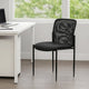 Vayu Stackable Guest Chair | Black Mesh | Soft Crepe Fabric BM344464