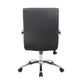 Megh Rolling Executive Conference Chair | Black Vinyl | Spring Tilt BM344465