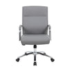 Megh Rolling Executive Conference Chair | Gray Vinyl | Lumbar Support BM344466