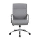 Megh Rolling Executive Conference Chair | Gray Vinyl | Lumbar Support BM344466