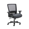 Heavy Duty Office Chair | Black Mesh & Faux Leather | 400lbs Capacity BM344469