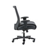 Heavy Duty Office Chair | Black Mesh & Faux Leather | 400lbs Capacity BM344469