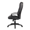 Mala High Back Office Chair | Black Faux Leather | Spring Tilt Mechanism BM344471
