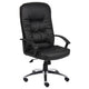 Mala High Back Rolling Swivel Office Chair | Black Faux Leather | Tilt Lock BM344472