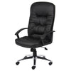Mala High Back Rolling Swivel Office Chair | Black Faux Leather | Tilt Lock BM344472