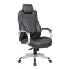 Kelly Rolling Executive Armchair | Black Stitched-Back Caressoftplus BM344486